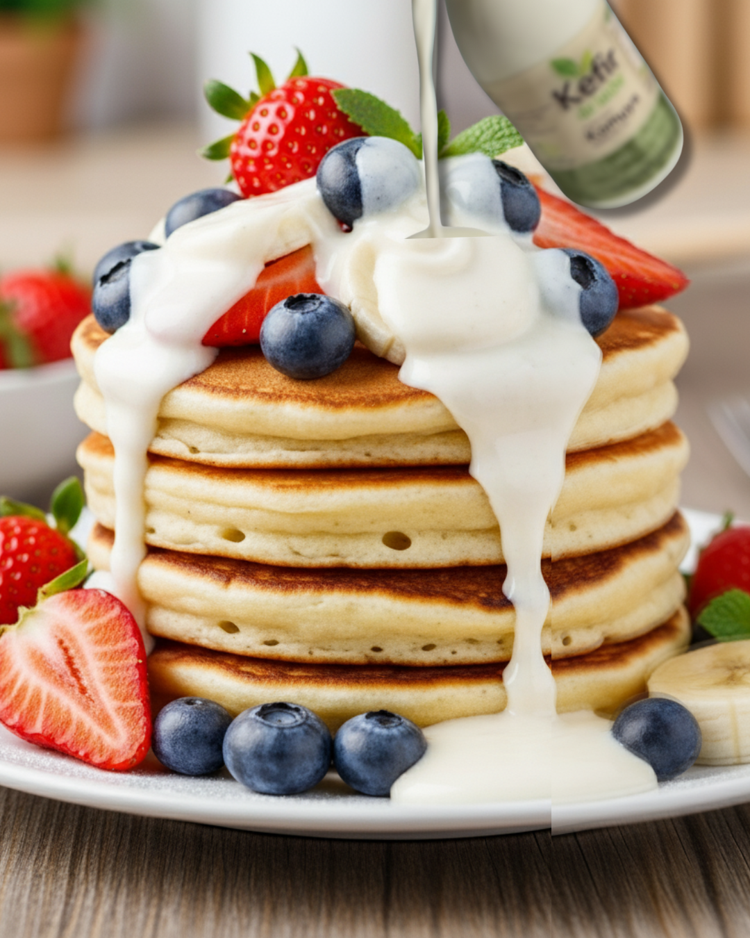 Pancakes con Kéfir